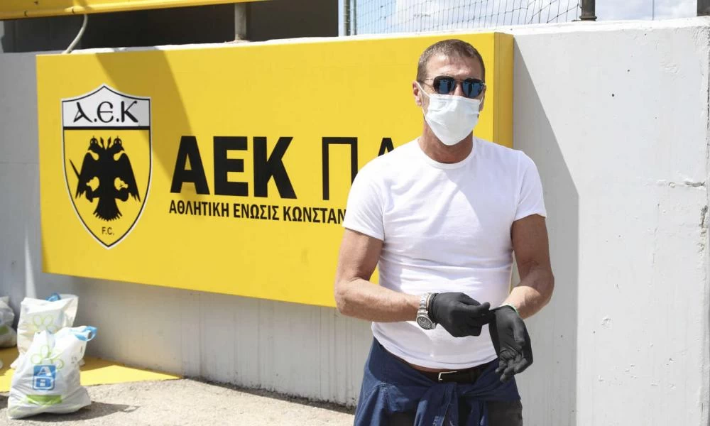 Εικόνες από την επιστροφή της ΑΕΚ στις προπονήσεις στα Σπάτα